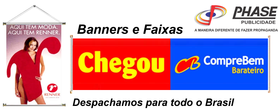 banners e faixas